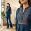 Naisha K 789 Cotton Flex Embroidery Wholesale Short Top In India
